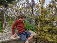 Load image into Gallery viewer, Vintage Ribbed Conker Jumper - 7 Years