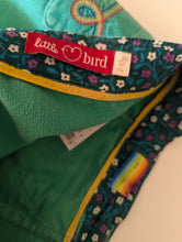 Load image into Gallery viewer, Little Bird Retro Green Velvet Skirt - 8 Years