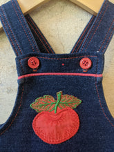 Load image into Gallery viewer, Apple Pinafore Preloved Retro Vintage Cool Baby CLothes
