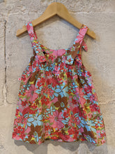 Load image into Gallery viewer, OshKosh Vintage Bright Floral Dress - 12 Months