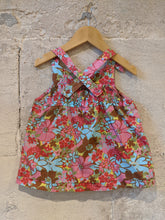 Load image into Gallery viewer, OshKosh Vintage Bright Floral Dress - 12 Months