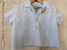 Load image into Gallery viewer, French Antique Shirt with Broderie Panelling - 12 Months