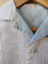 Load image into Gallery viewer, French Antique Shirt with Broderie Panelling - 12 Months