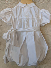 Load image into Gallery viewer, Beautiful Vintage White Cotton Smart Romper - 3 Months
