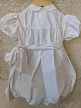Load image into Gallery viewer, Beautiful Vintage White Cotton Smart Romper - 3 Months