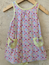 Load image into Gallery viewer, Beautiful Scandi Style Apple Print Dress with Vest 9 Months