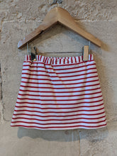 Load image into Gallery viewer, Lovely Red Stripe Cotton Skort 18 Months

