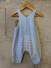 Load image into Gallery viewer, Sucre D&#39;Orge Fleecy Soft Striped Reindeer Romper - 3 Months
