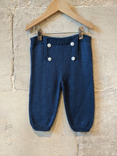 Load image into Gallery viewer, Wonderful Hand Knitted French Navy Trouser - 12 Months
