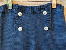 Load image into Gallery viewer, Wonderful Hand Knitted French Navy Trouser - 12 Months
