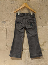 Load image into Gallery viewer, Sergent Major Faded Grey Jeans with Jewels - 4 Years
