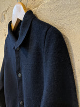 Load image into Gallery viewer, Smart Navy Wool Blend Cardigan - 7 Years
