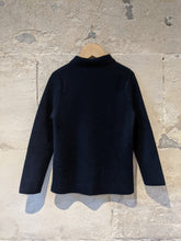 Load image into Gallery viewer, Smart Navy Wool Blend Cardigan - 7 Years
