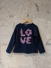 Load image into Gallery viewer, French Navy Asymmetrical Jacket - 6 Years