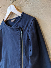 Load image into Gallery viewer, French Navy Asymmetrical Jacket - 6 Years