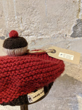 Load image into Gallery viewer, Handknitted Baby Cashmerino Monkey Knits Cupcake Beret - 12 Months