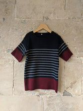 Load image into Gallery viewer, Vintage Merino Wool Striped Jumper - 9 Years