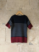 Load image into Gallery viewer, Vintage Merino Wool Striped Jumper - 9 Years