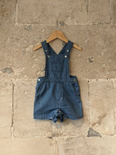 Load image into Gallery viewer, Jacadi Classic Short Denim Dungarees - 18 Months
