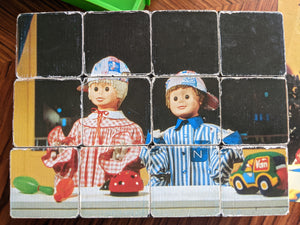 Adorable French Vintage Blocks Puzzle