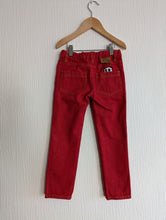 Load image into Gallery viewer, Tootsa Macginty Red Jeans with Panda Pocket - 5 Years