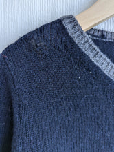 Load image into Gallery viewer, French V-Neck Lambswool School Jumper - 5 Years
