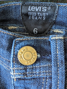Fabulous Flared Red Tab Levis - 6 Years