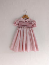 Load image into Gallery viewer, Pretty Pink 1960s Handmade Smocked Dress - 2 Years
