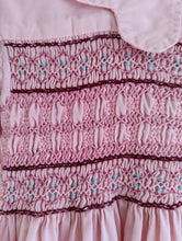 Load image into Gallery viewer, Pretty Pink 1960s Handmade Smocked Dress - 2 Years