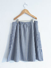 Load image into Gallery viewer, Striped Button Skirt - 12 Years
