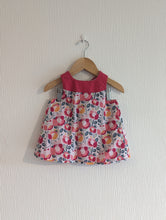 Load image into Gallery viewer, Amazing French Retro Print Reversible Bib Top - 6 Months
