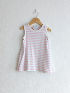 Little White Company Striped Tee Shirt Dress - 18 Months