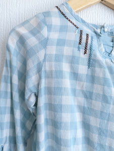 Sky Blue Gingham Tunic - 18 Months