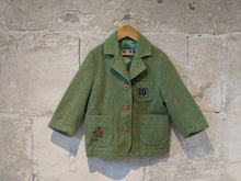 Load image into Gallery viewer, Wonderful French Vintage Warm Green Coat - 4 Years
