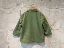 Load image into Gallery viewer, Wonderful French Vintage Warm Green Coat - 4 Years
