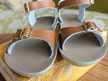 Load image into Gallery viewer, NEW Saltwater Tan Surfer Sandals UK 1 EU 33
