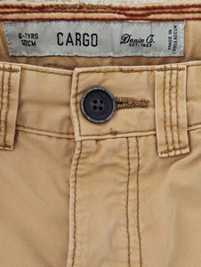 Cheery Sand Cargo Shorts - 7 Years