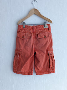Faded Orange Cargo Shorts - 6 Years