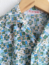 Load image into Gallery viewer, French Retro Print Cool Cotton Shirt - 6 Years
