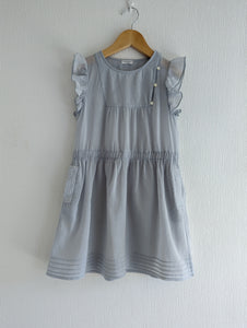 Happyology Dusky Blue Lightweight Cotton Dress - 7 Years