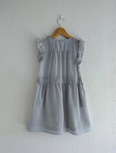 Load image into Gallery viewer, Happyology Dusky Blue Lightweight Cotton Dress - 7 Years
