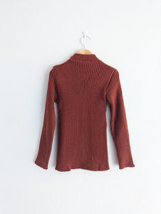 Vintage Ribbed Conker Jumper - 7 Years