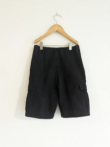 Black M&S School Cargo Shorts - 8 Years