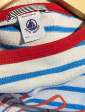 Load image into Gallery viewer, Petit Bateau Nautical Boat Neck Stripes - 7 Years
