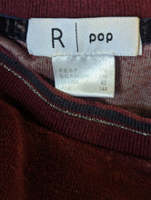 Load image into Gallery viewer, French Burgundy Velour Sweatshirt - 12 Years

