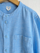 Load image into Gallery viewer, Classic Collarless Linen Shirt - 8 Years
