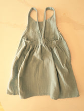 Load image into Gallery viewer, Carlota Barnabe Soft Muslin Turquoise Pinafore Dress - 10 Years
