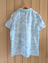 Load image into Gallery viewer, Beachy Palm Tree Print M&amp;S Short Sleeved Shirt - 10 Years
