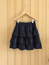 Load image into Gallery viewer, Petit Bateau Super Soft Cotton Navy Layered Skirt - 9 Years
