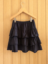 Load image into Gallery viewer, Petit Bateau Super Soft Cotton Navy Layered Skirt - 9 Years
